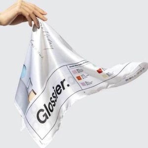 Limited edition Glossier Balm Dot Com Scarf